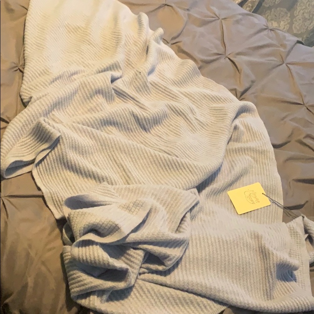 Blue cashmere Wrap